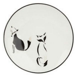 Kate Spade Lenox Wickford Forest Drive Fox Plate NWT